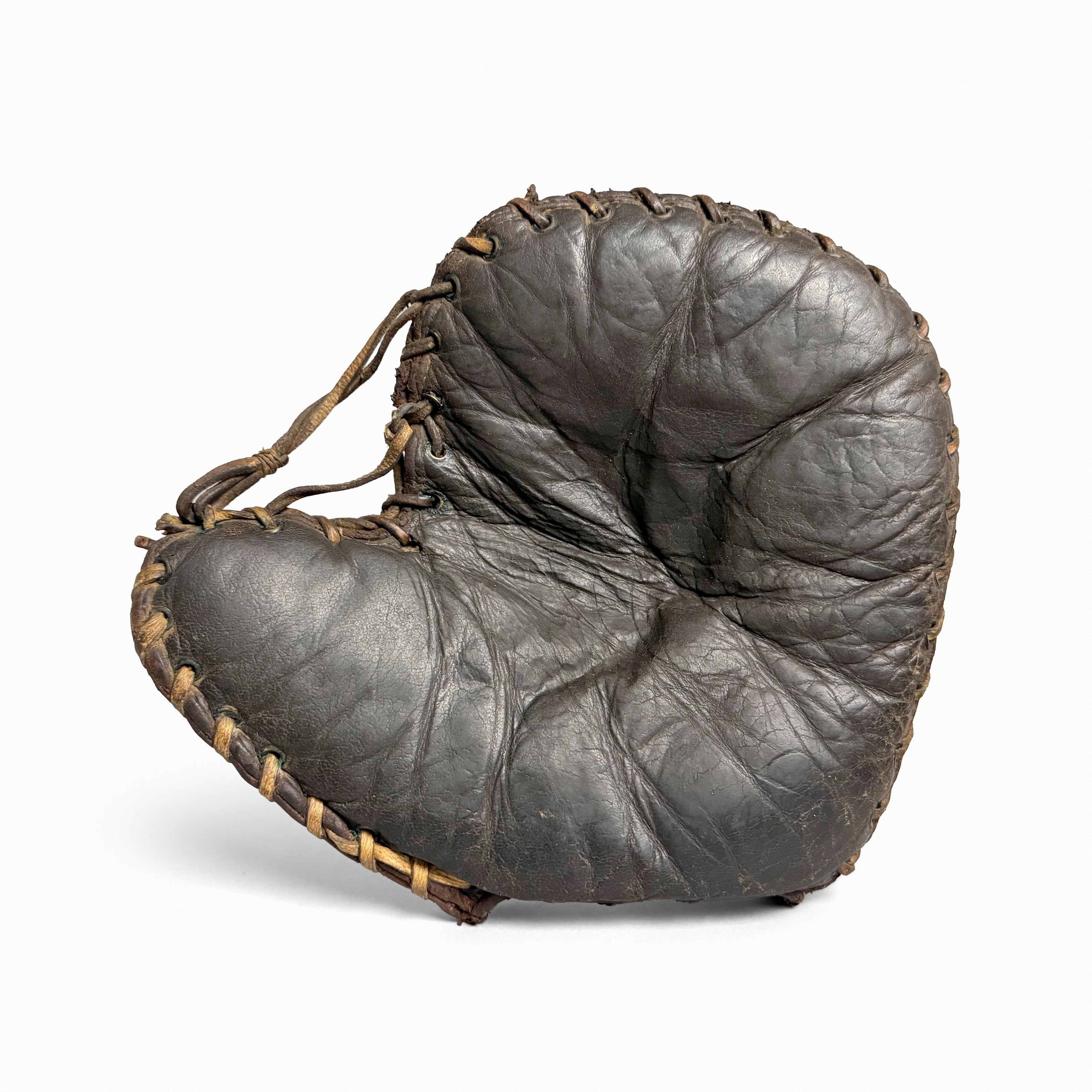 Mounted Baseball Baseman's Glove, c. 1920