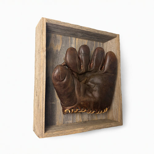 Mounted Buckleback Fielder's Glove, c. 1925